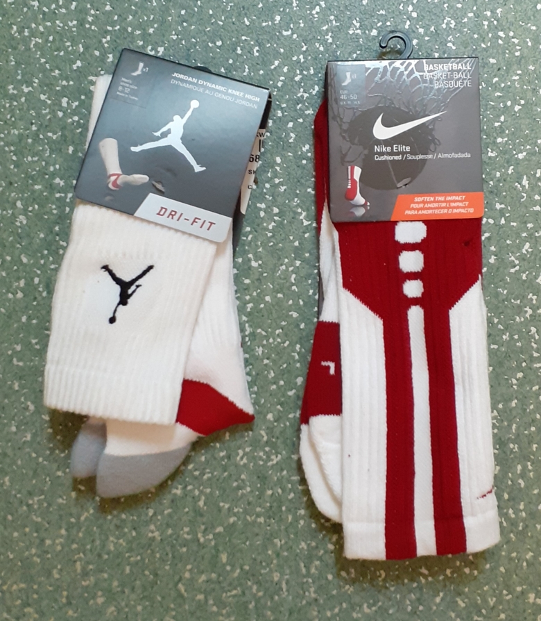 Ponožky Nike Elite a podkolenky Air Jordan